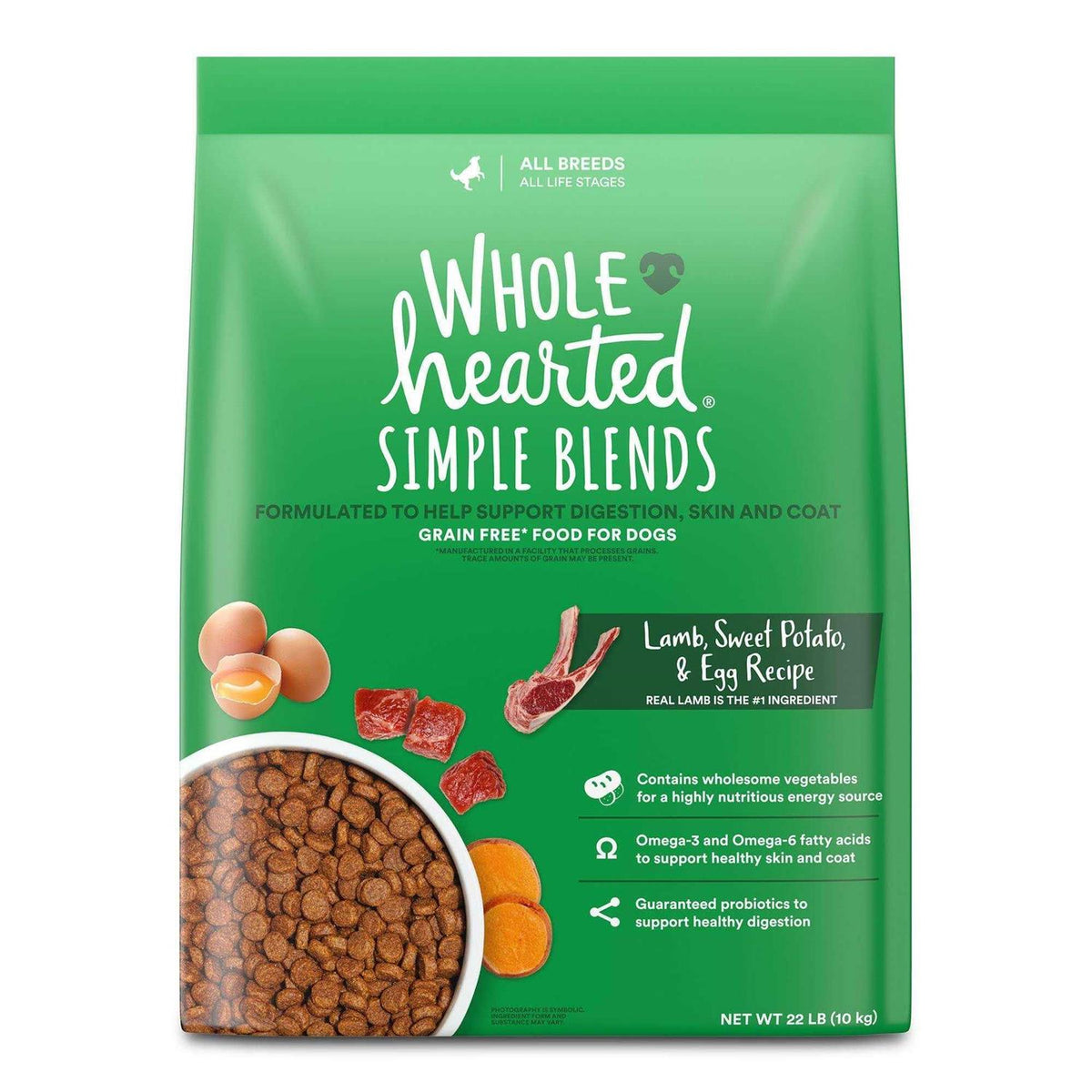 Lamb Sweet Potato & Egg Recipe Dry Dog Food E570143