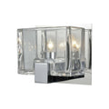 1 Up Light Bath Sconce with Polished Chrome Finish X8772