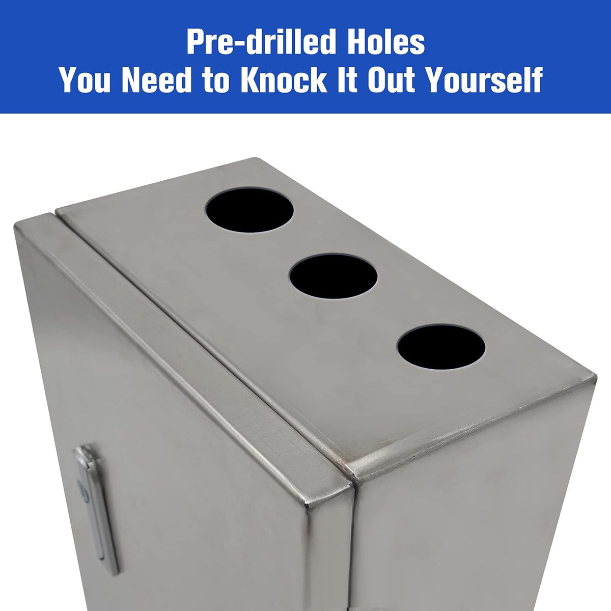 304 Stainless Steel IP65 Waterproof Junction Box with Lock Y273