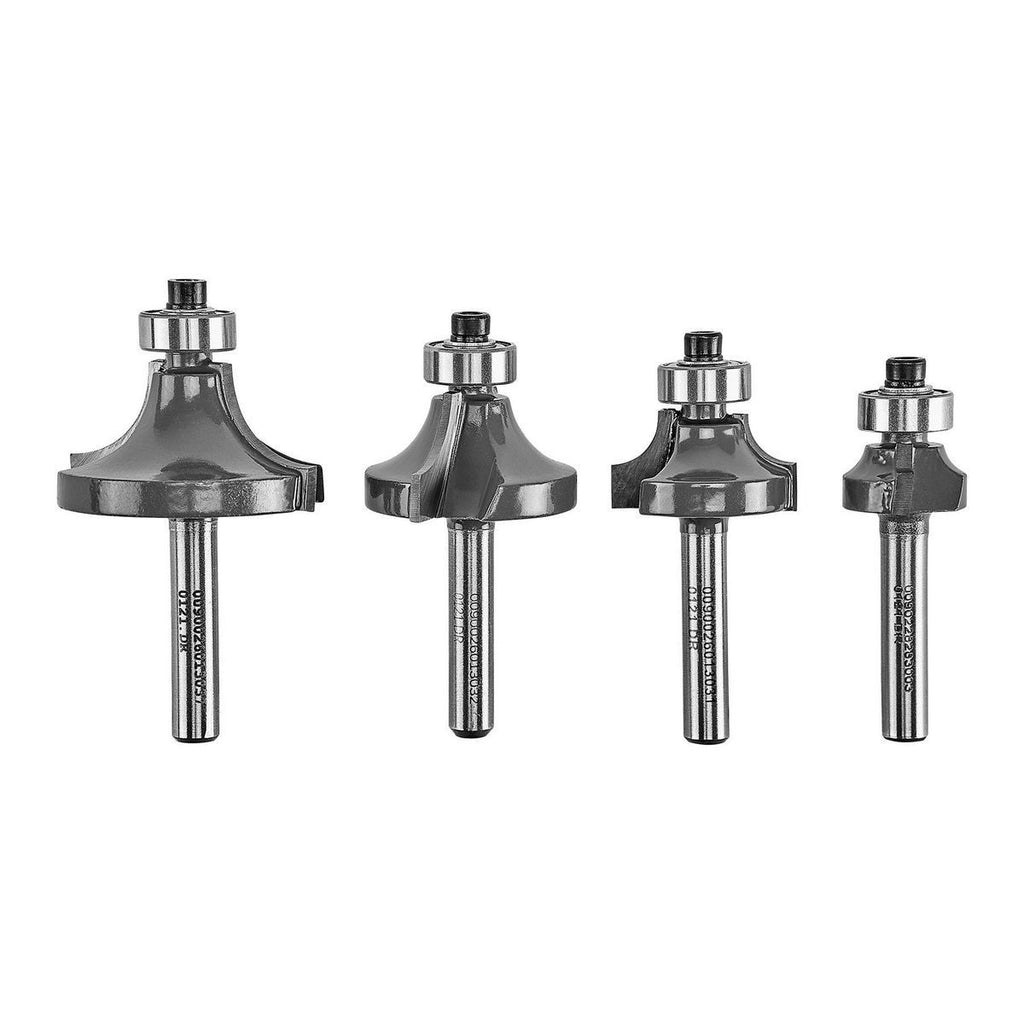 Roundover Router Bit Set, 4-Piece W959396