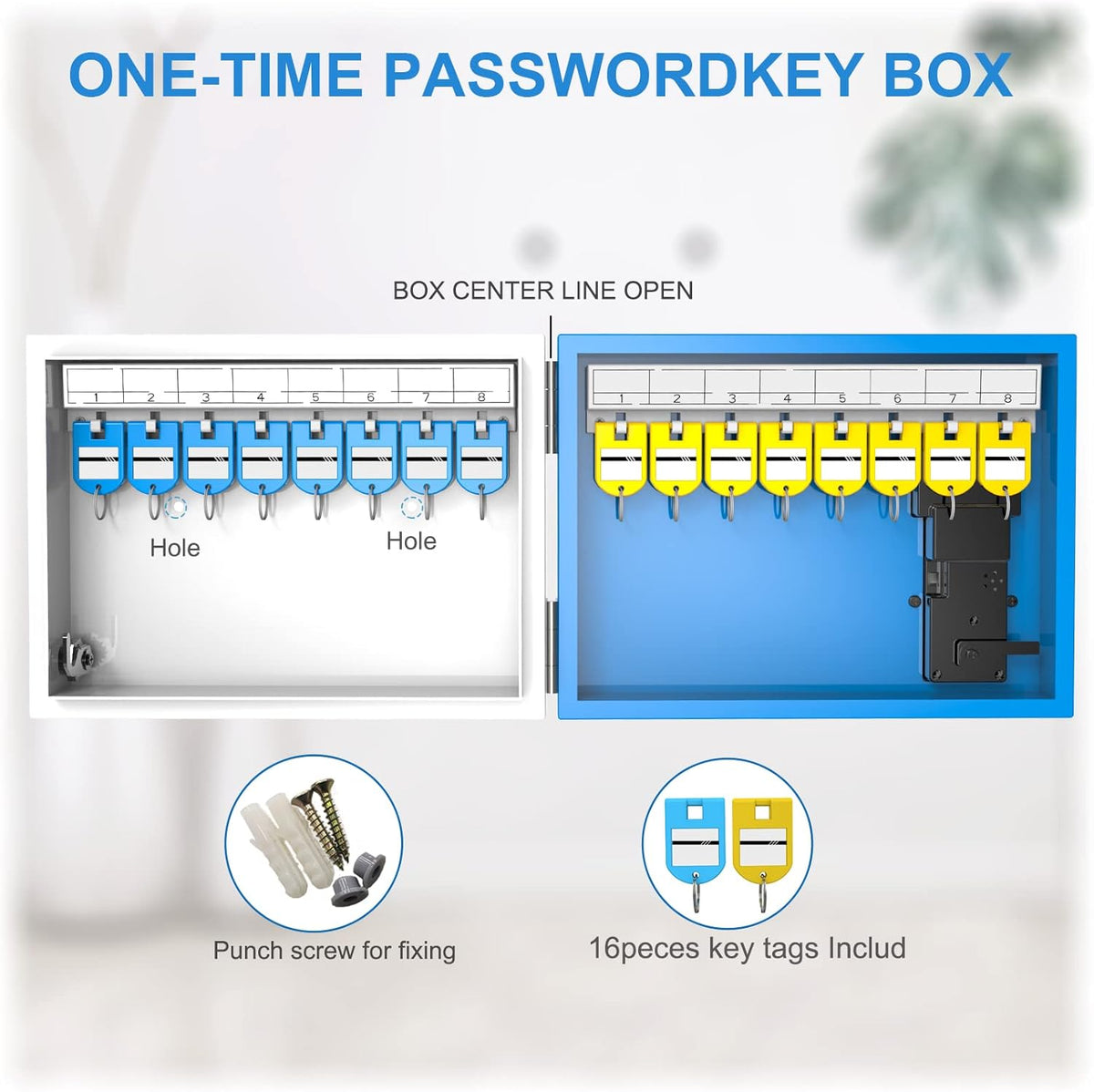 Metal Key Lock Box with Combination Lock J61391