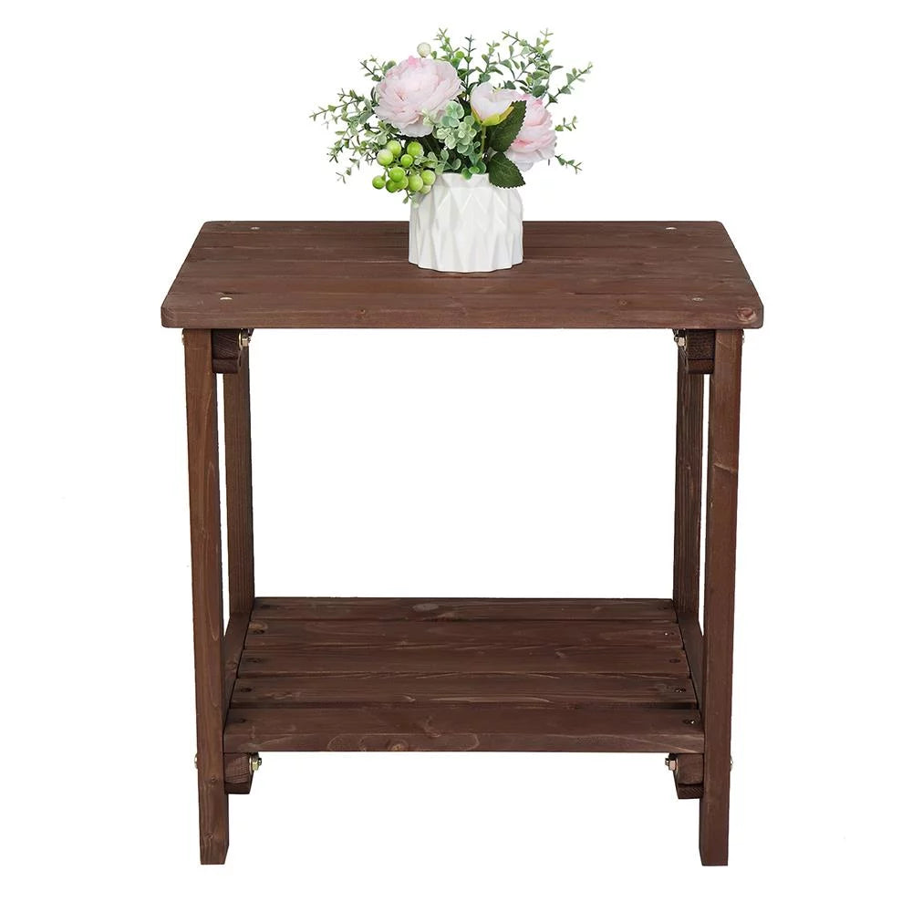 Wood 19 Rectangular Side Table C697626