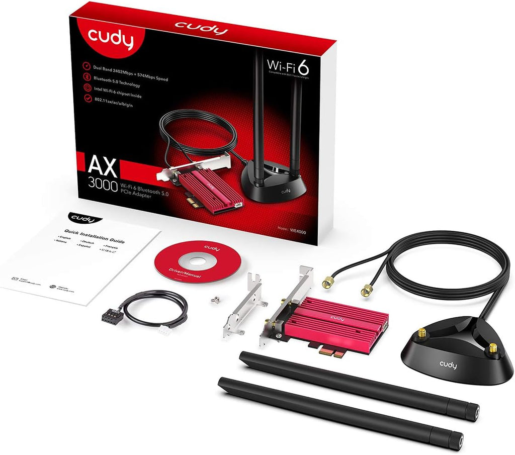 AX3000 WiFi 6 PCIe Card, Bluetooth 5.0 PCIe Adapter H5944