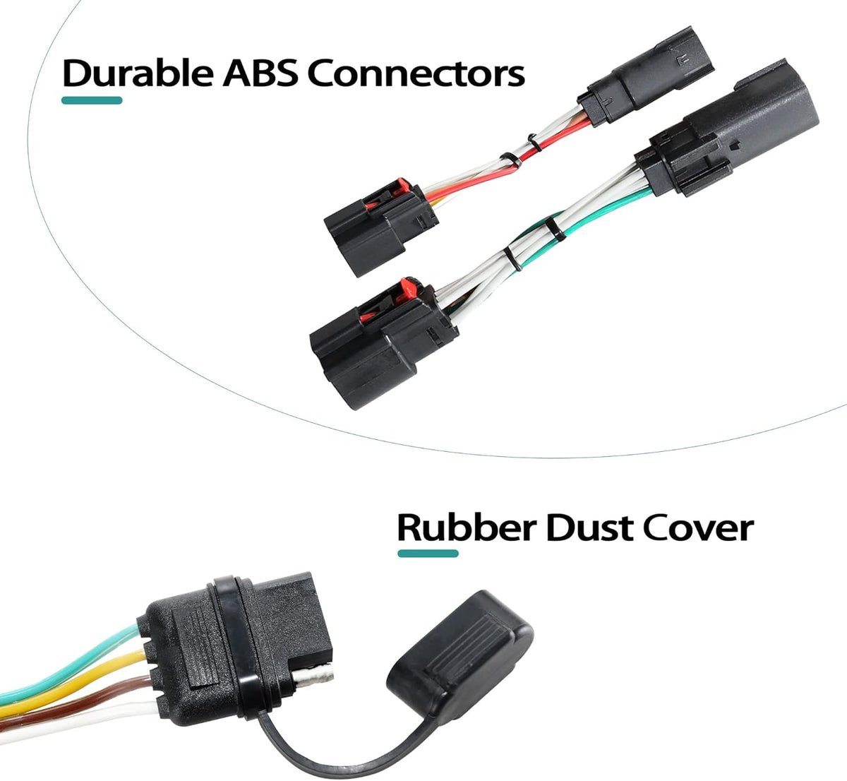 4 Way Flat Trailer Wiring Harness N361773