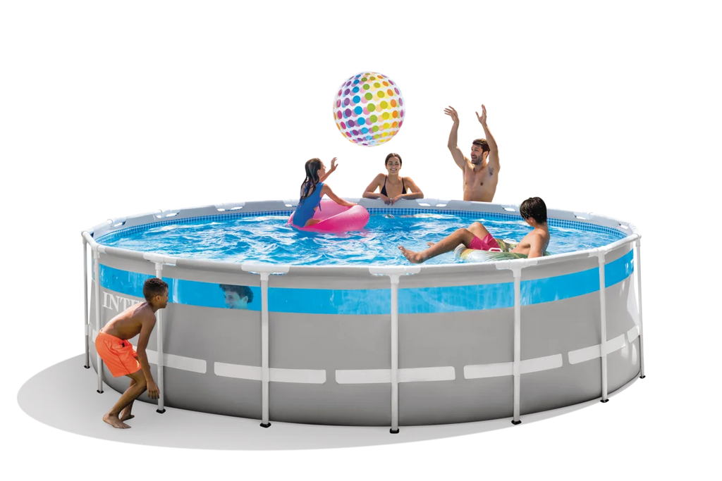 Clearview Prism Frame Above Ground Swimming Pool Set with Pump R283