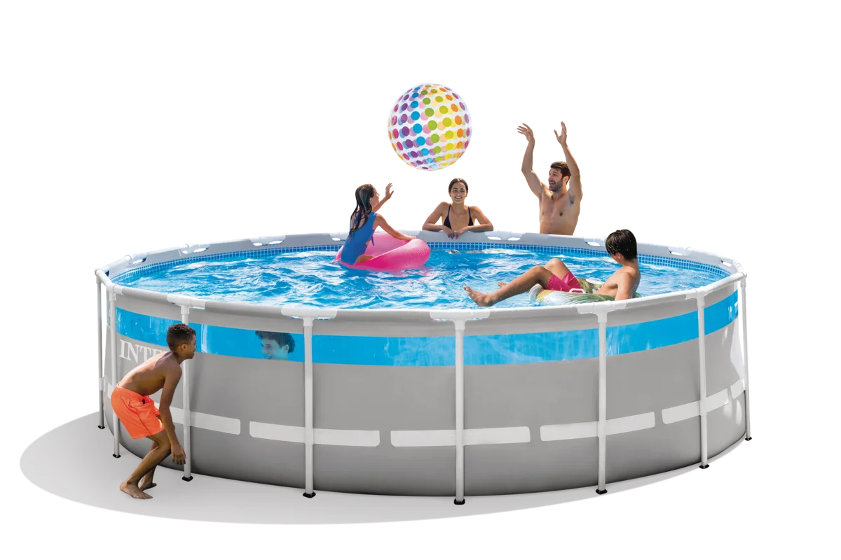 Clearview Prism Frame Above Ground Swimming Pool Set with Pump R283