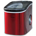 Portable Counter Top Ice Maker in Red Stainless Q444