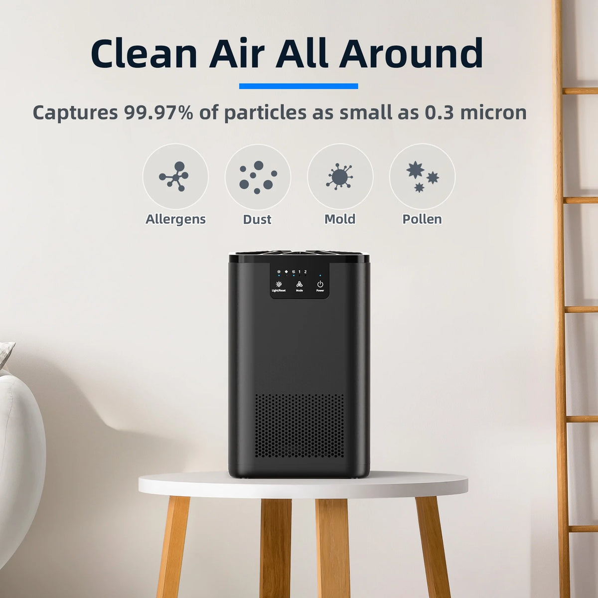 Black HEPA Air Purifier A92283