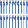 Cat 6 Ethernet Cable 6 ft 20-Pack Blue I5017