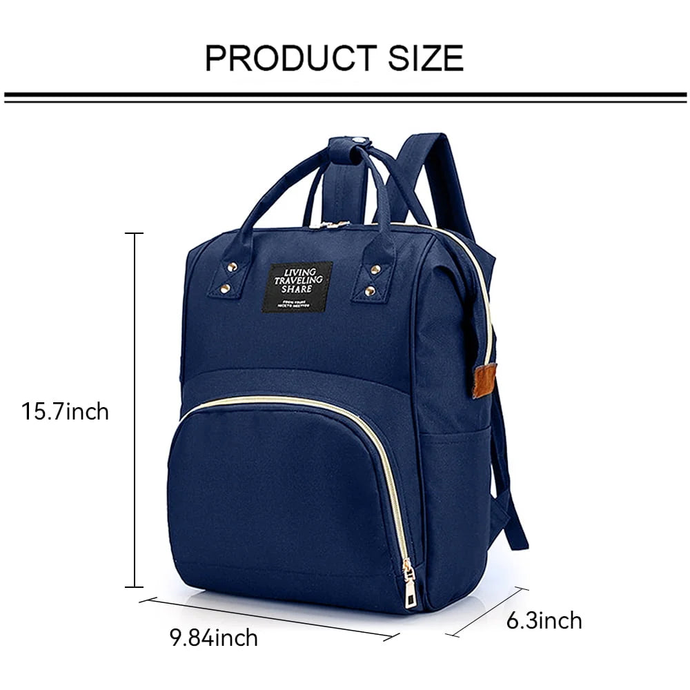 Diaper Bag Backpack with Insulated Pockets U42218