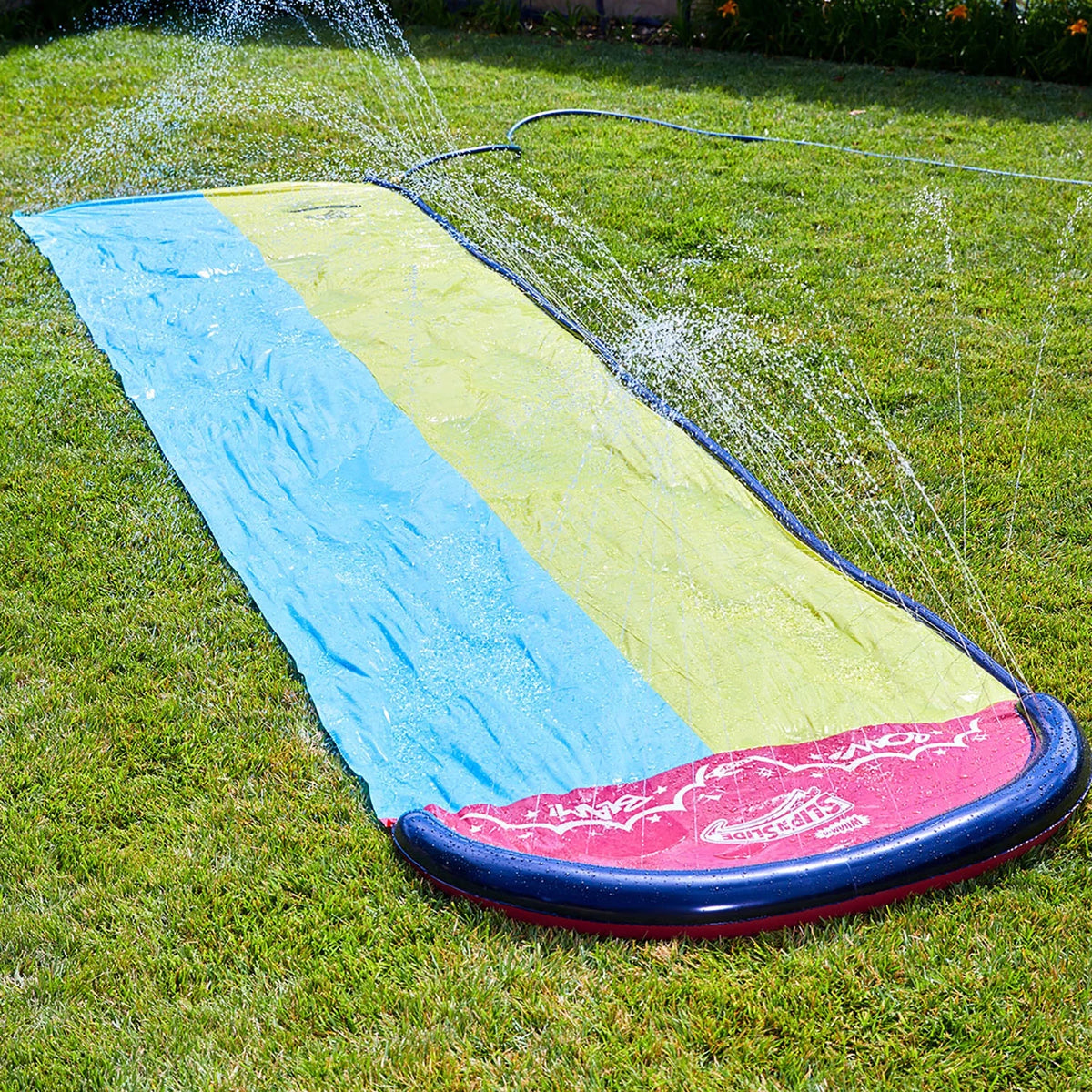 16 ft Double Water Slide with 2 Boogie Boards M697067