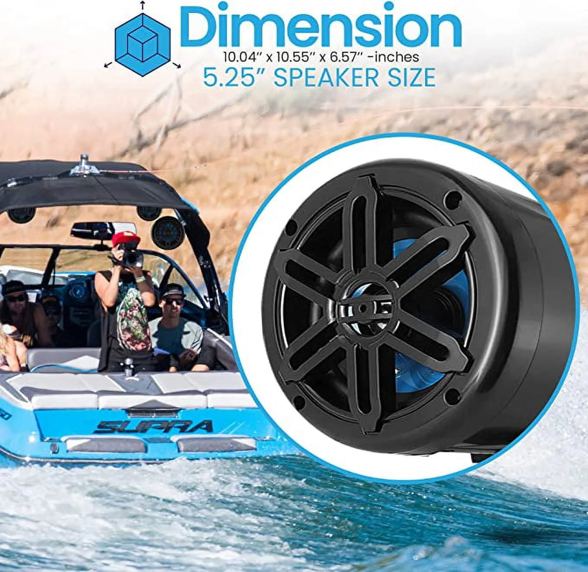 5.25” Waterproof Off-Road Speakers T878423