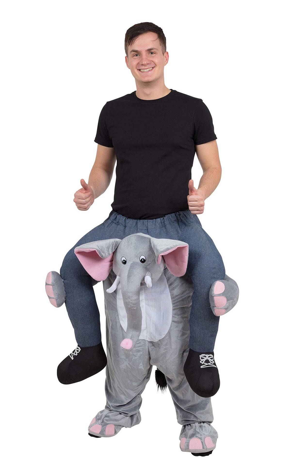 Men's Elephant Piggy Back Costume H181