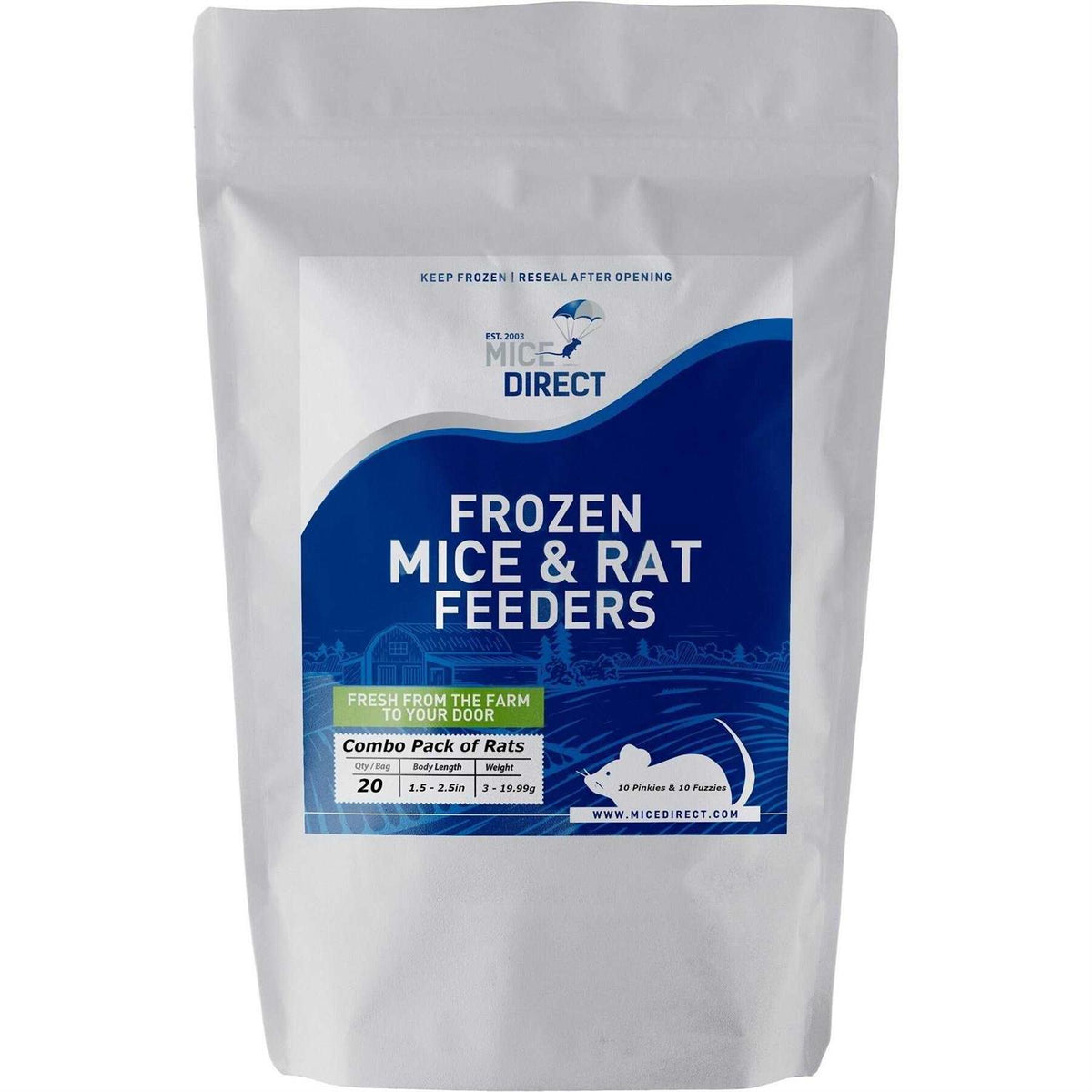 Frozen Mice Feeders Combo Pack, 150 Count O62667