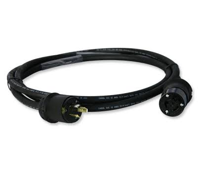 20 Amp 125 VAC NEMA L5-20 Locking Extension Cable 25 ft. M396