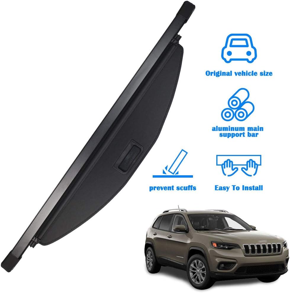 Black Retractable Cargo Cover X681066