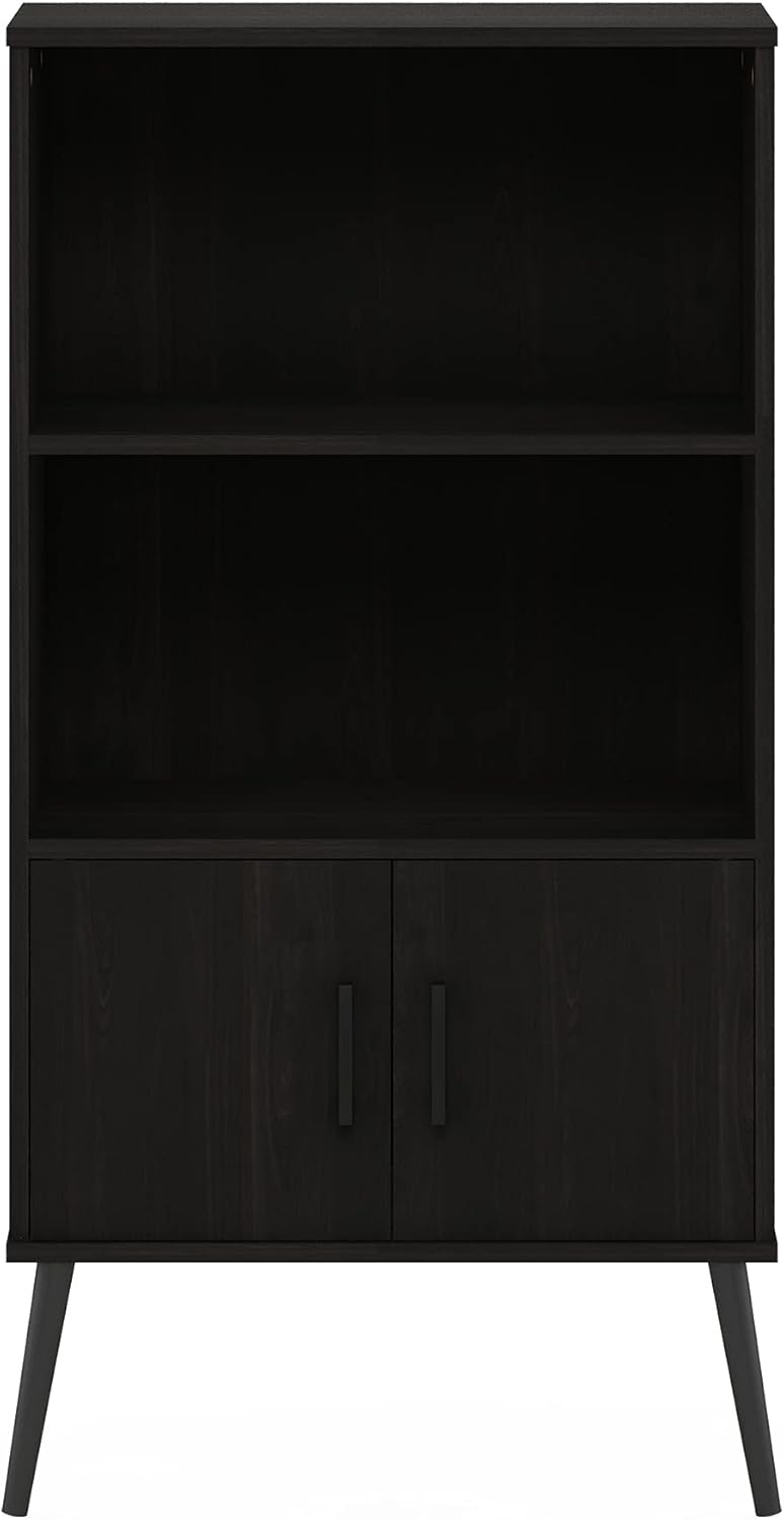 Espresso Accent Cabinet with Wood Legs C902611