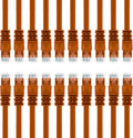 Cat 6 Ethernet Cable 4 ft 24-Pack Orange P61750