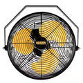 Yellow 12 in. 3-Speeds Wall Fan with Metal Structure R992090