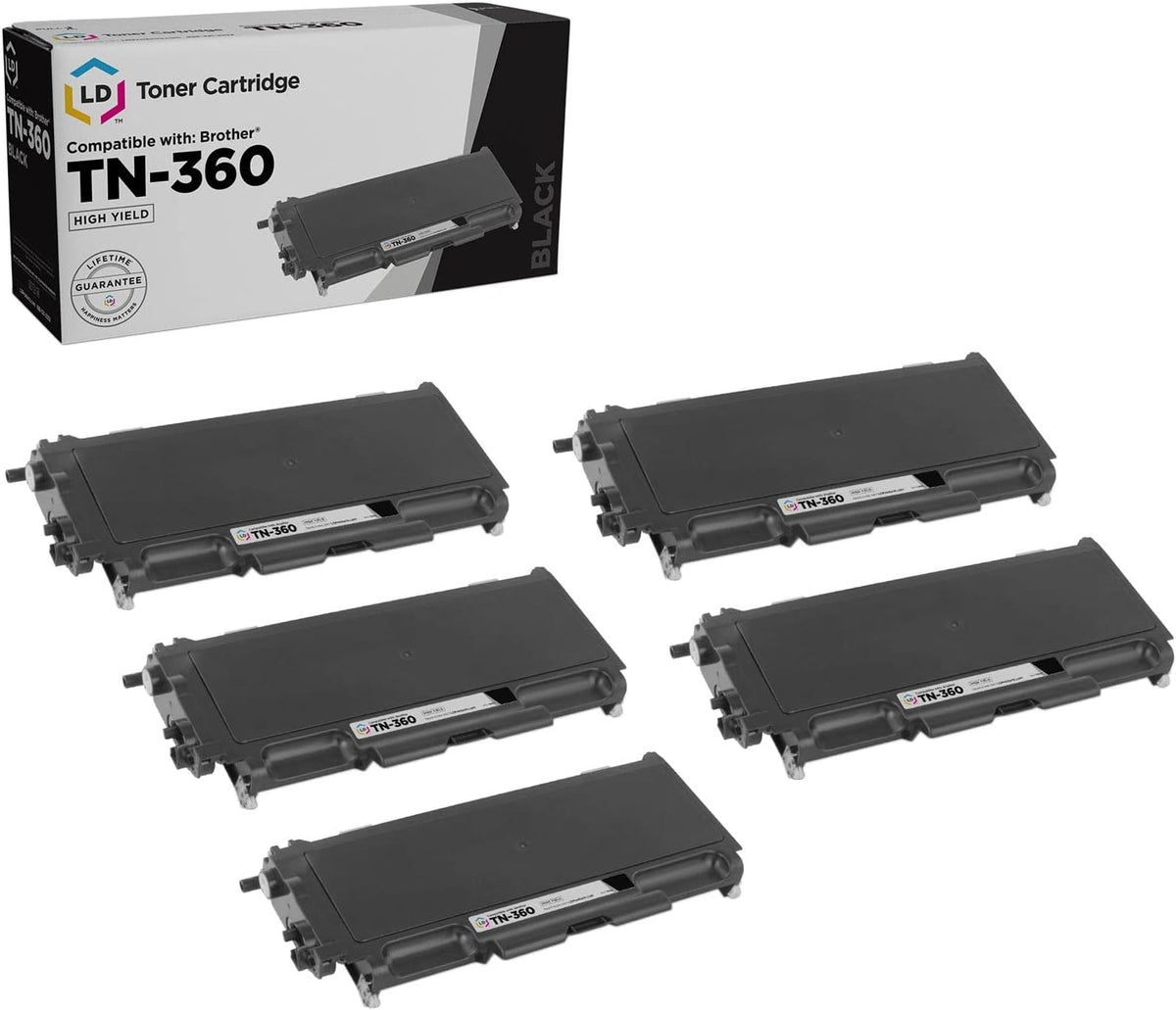 Compatible Toner Cartridge Replacement (Black, 5-Pack) M998