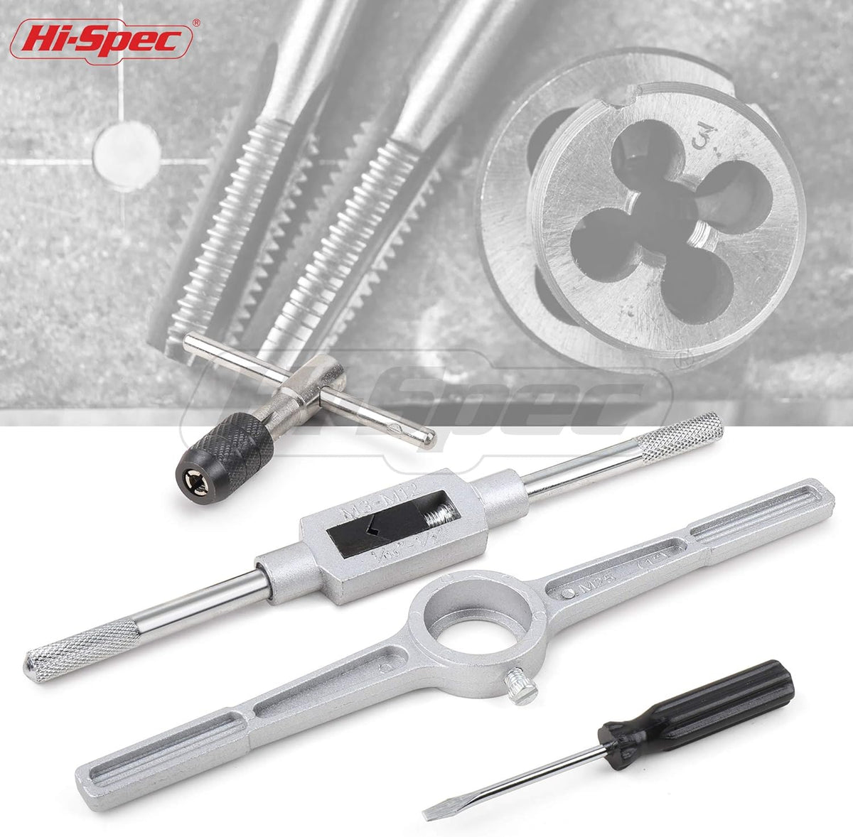 39 Piece SAE & Metric Tap & Die Set B6734