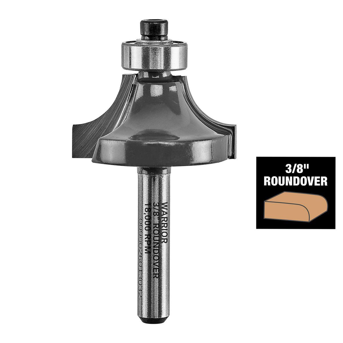 Roundover Router Bit Set, 4-Piece W959396