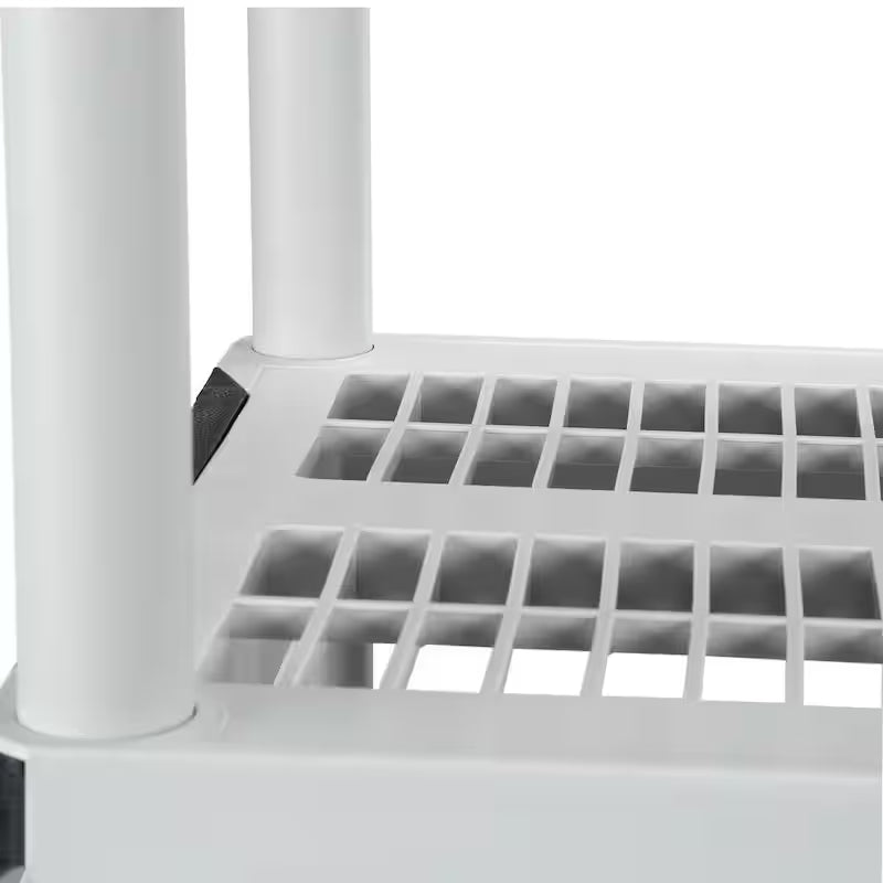 5-Tier Plastic Garage Storage Shelving Unit in Gray T58042