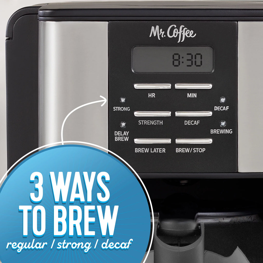 12 Cup Coffee Maker with Decaf Function Q253720