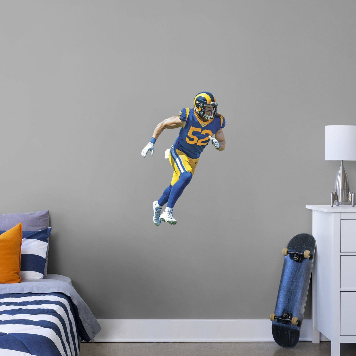 Removable Wall Decal Giant Athlete + 2 Wall Decals T496796