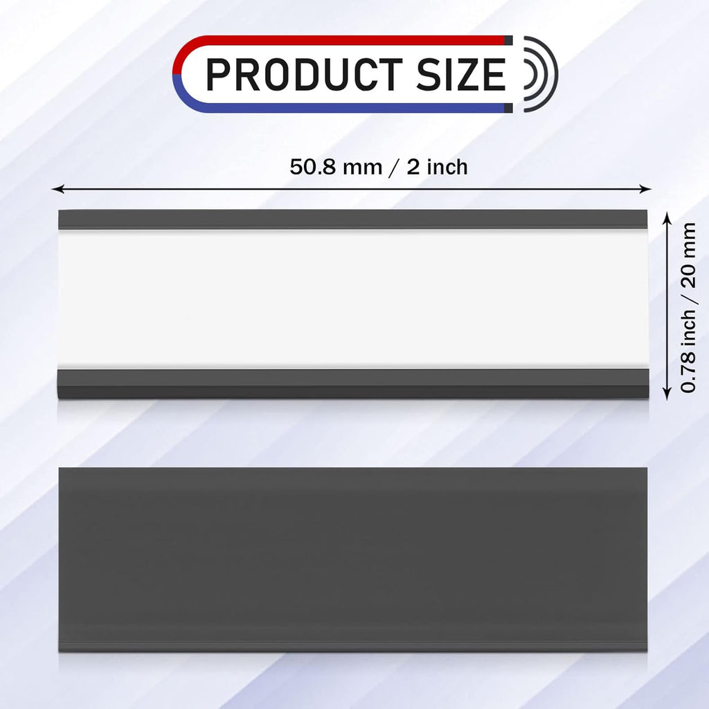 Magnetic Label Holders with Magnets Pack of 2 S8783