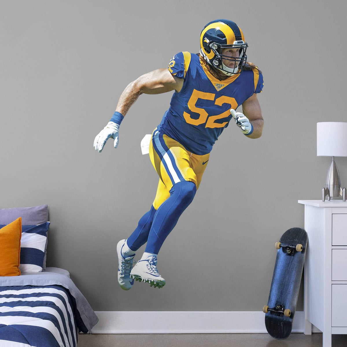 Removable Wall Decal Giant Athlete + 2 Wall Decals T496796