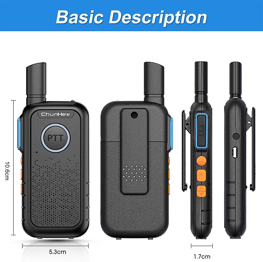 Wireless Intercom System 1.5 Miles 16 Channel 2 Pack E821