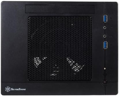 Black Mini-ITX Computer Case with 2x USB 3.0 Front Ports Y8214