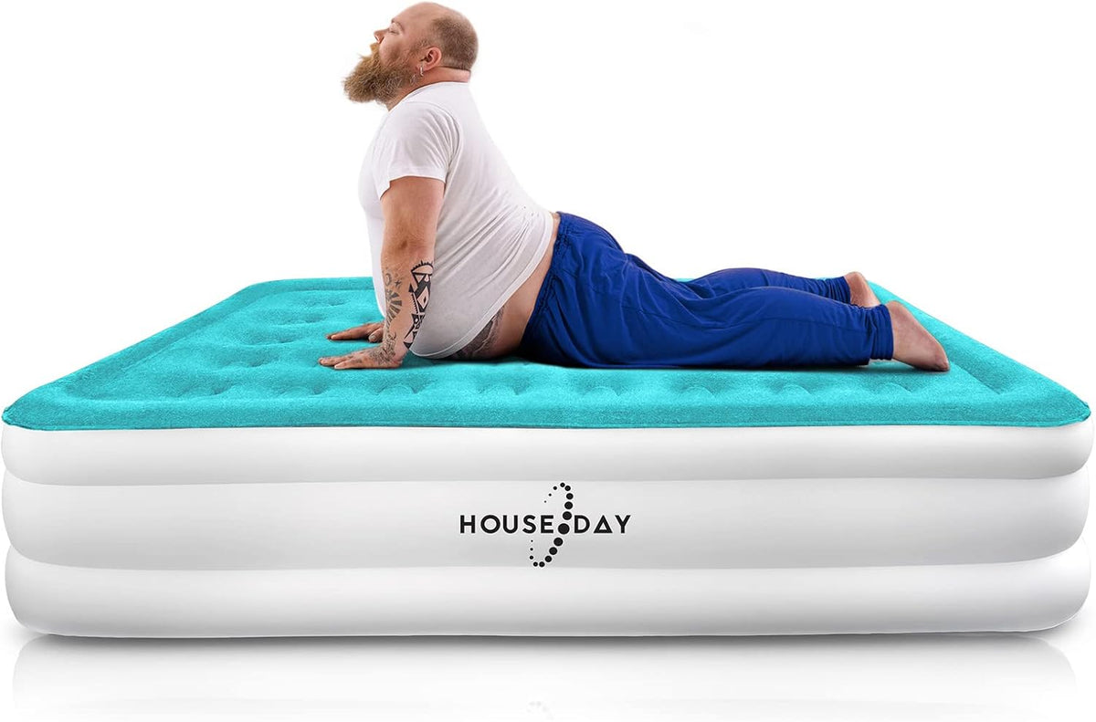 Queen Inflatable Air Mattress with Built-in Pump Q923