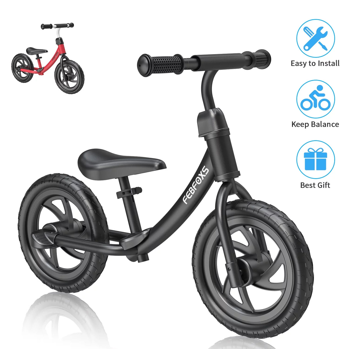 Toddler Balance Bike with Adjustable Seat Height V265