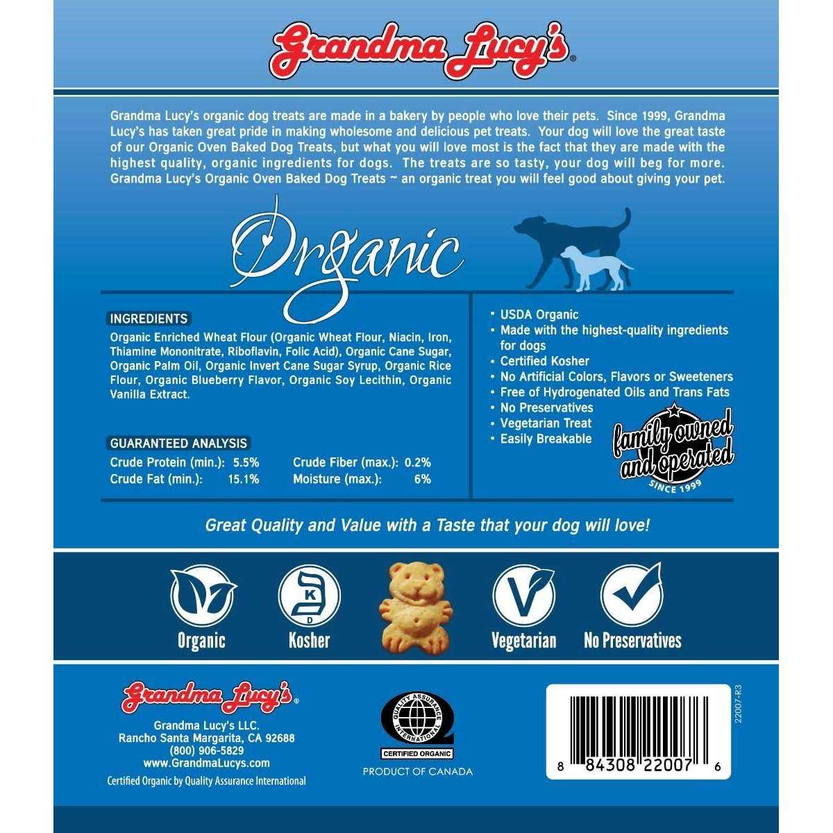 Organic Baked Dog Treats A400