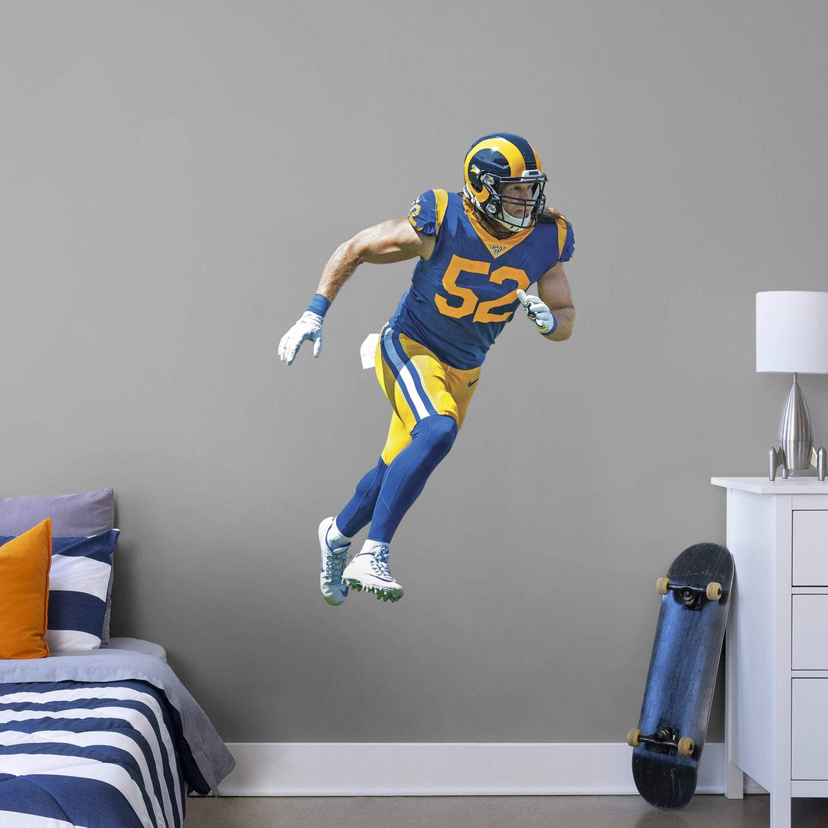 Removable Wall Decal Giant Athlete + 2 Wall Decals T496796