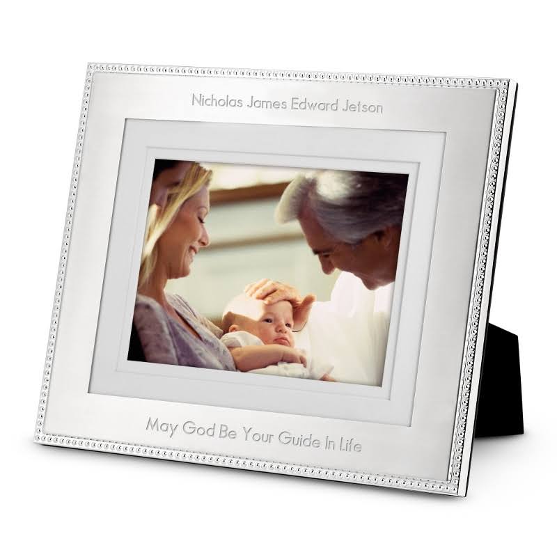 Silver Beaded 8 x 10 Frame J737