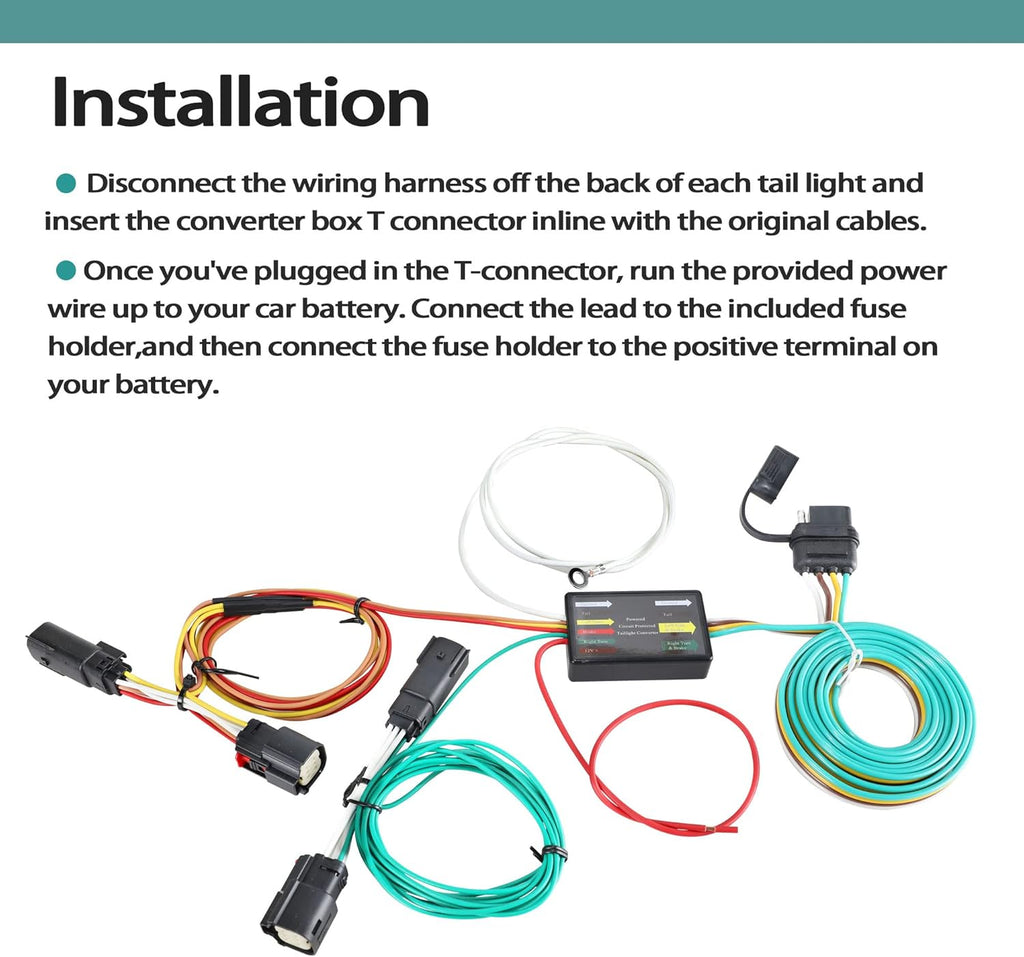 4 Way Flat Trailer Wiring Harness N361773