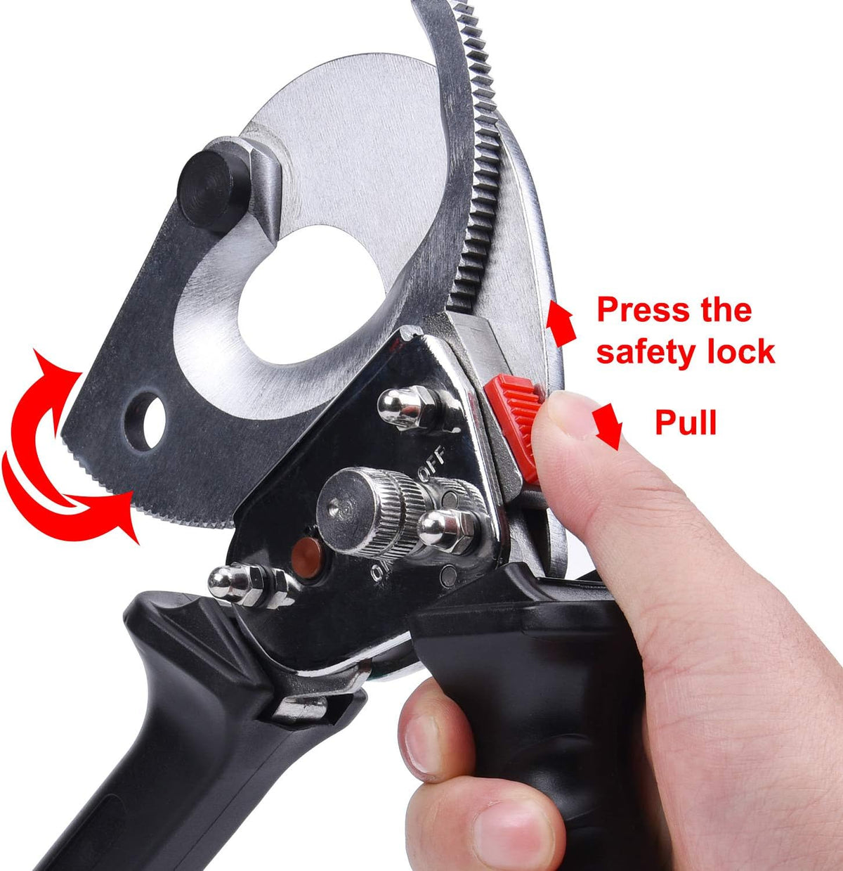 Ratchet Cable Wire Cutter, 9.4Inch V8635