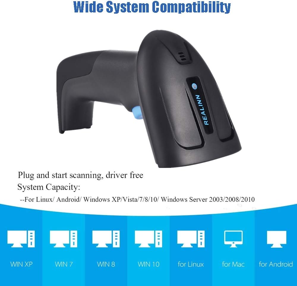 Handheld 2D Barcode Scanner Pack of 2 M69262