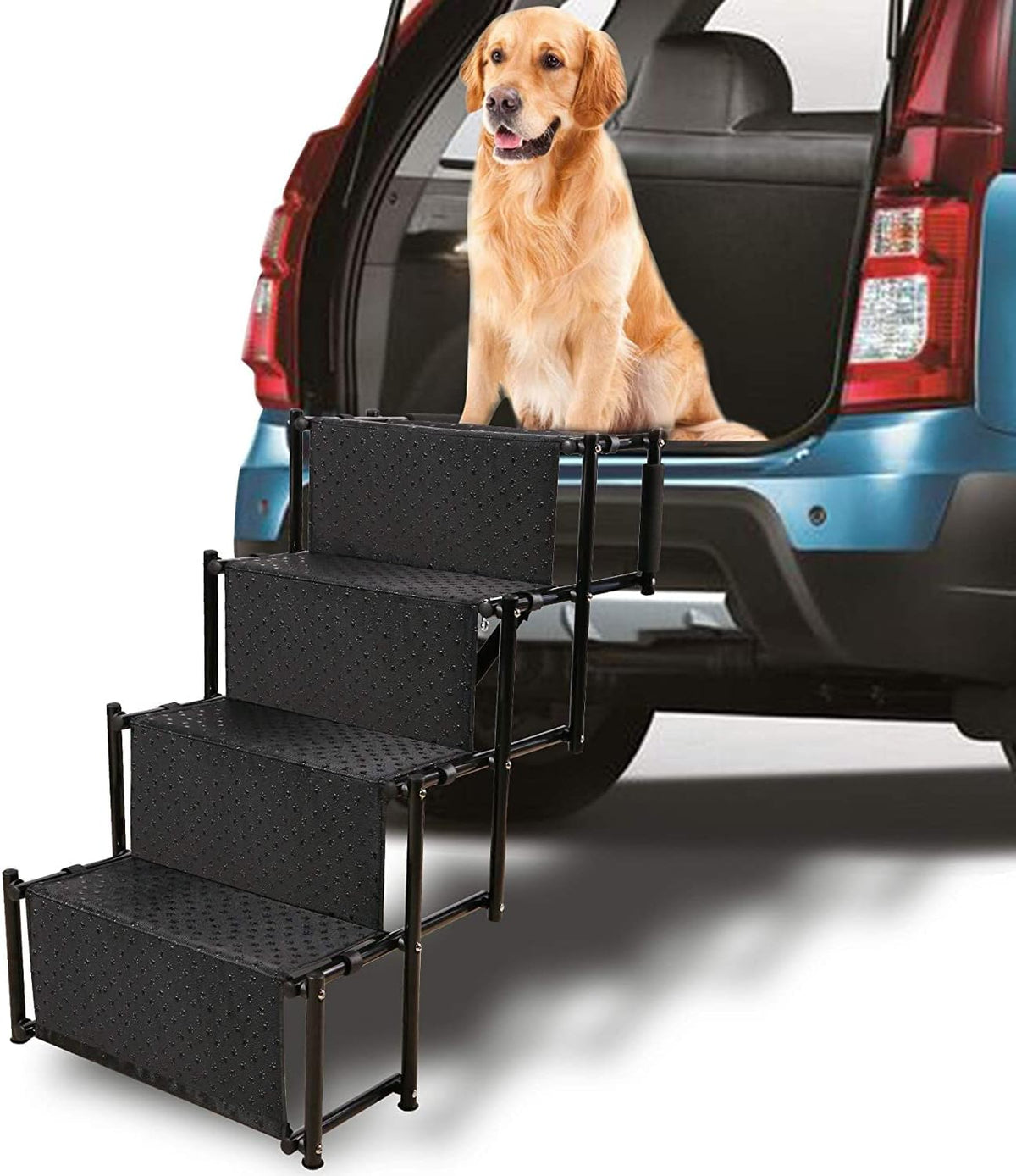 Folding 4 Steps Pet Dog Car Stairs R729