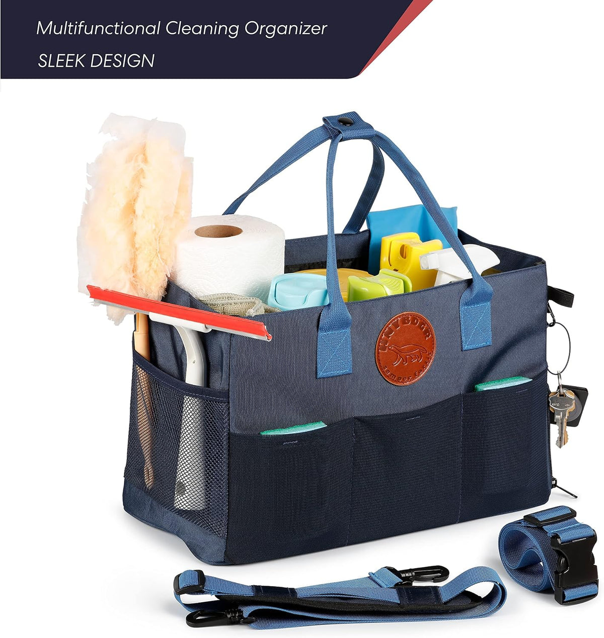 Large Cleaning Caddy Bag with Shoulder Strap N2812