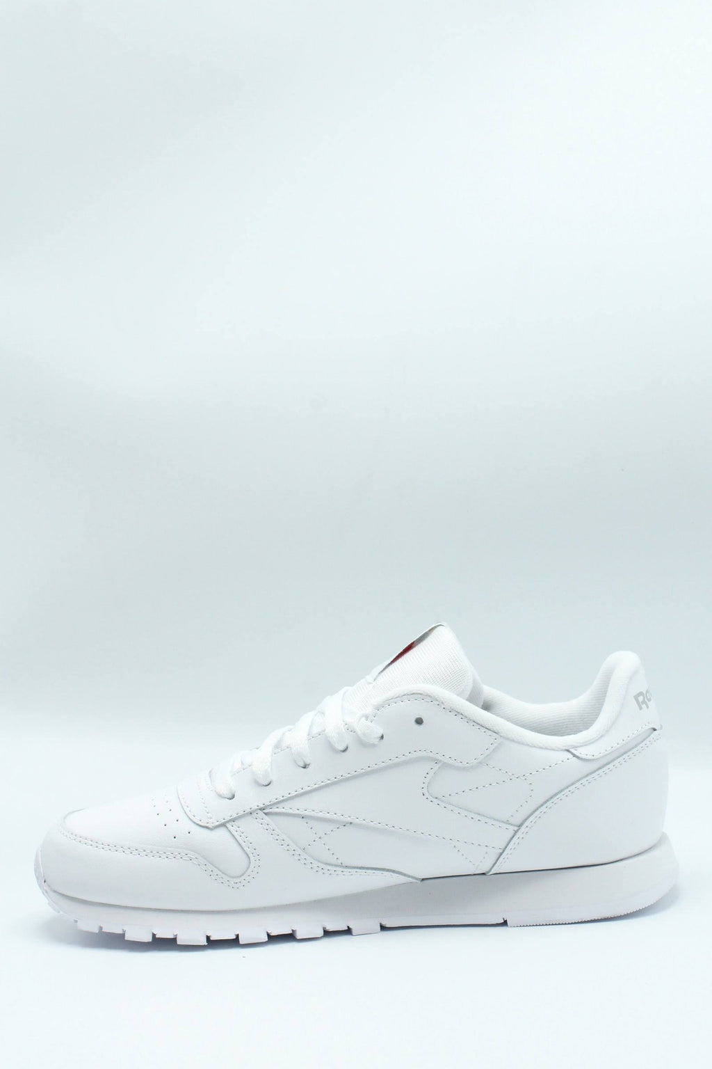 White Leather Trainers Q8218