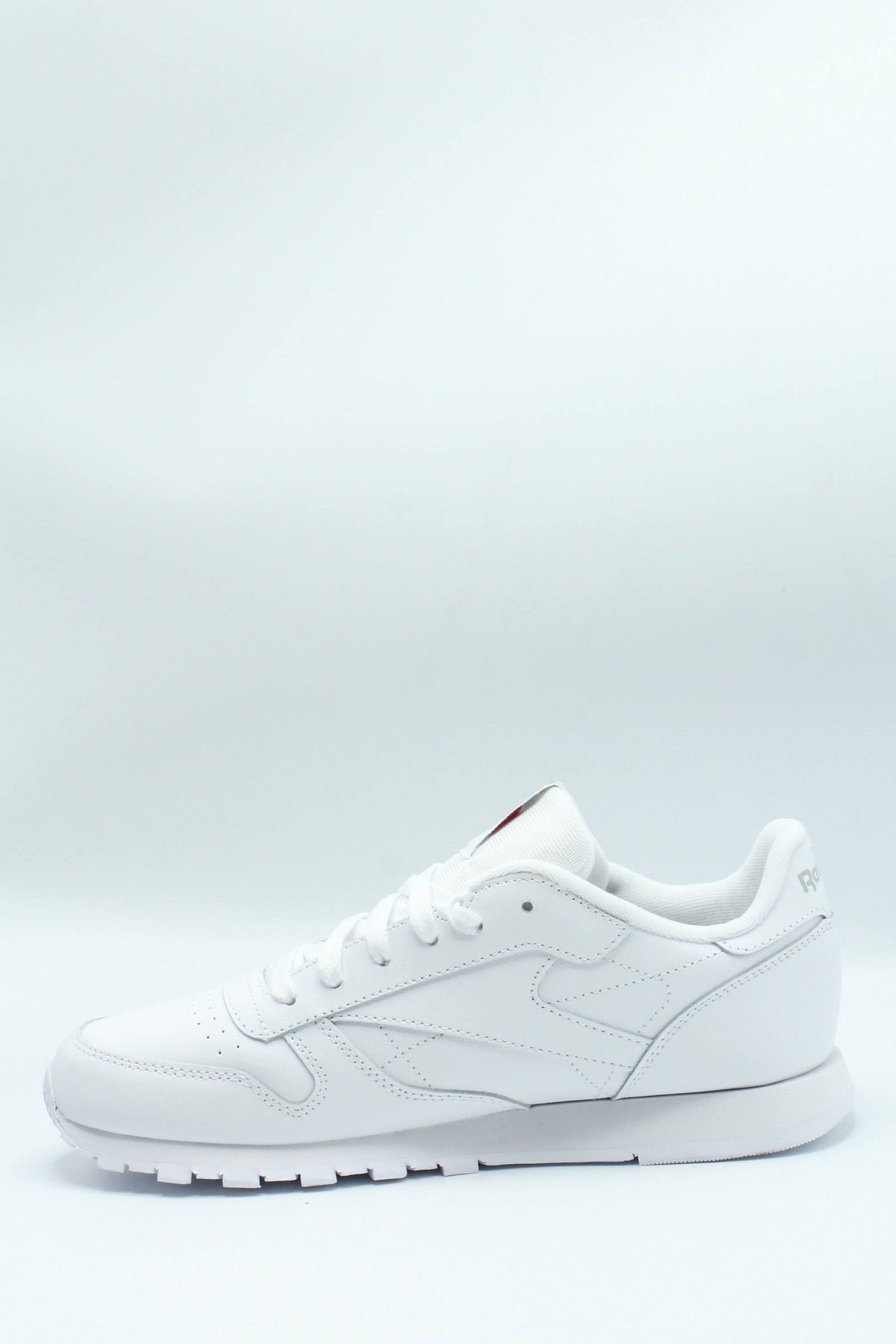 White Leather Trainers Q8218