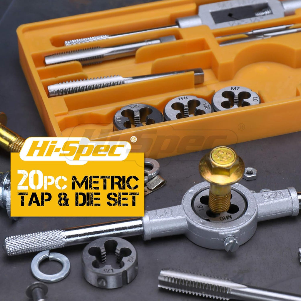 39 Piece SAE & Metric Tap & Die Set B6734