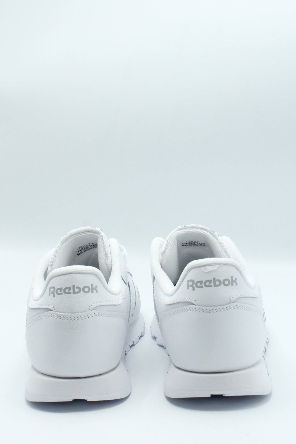 White Leather Trainers Q8218
