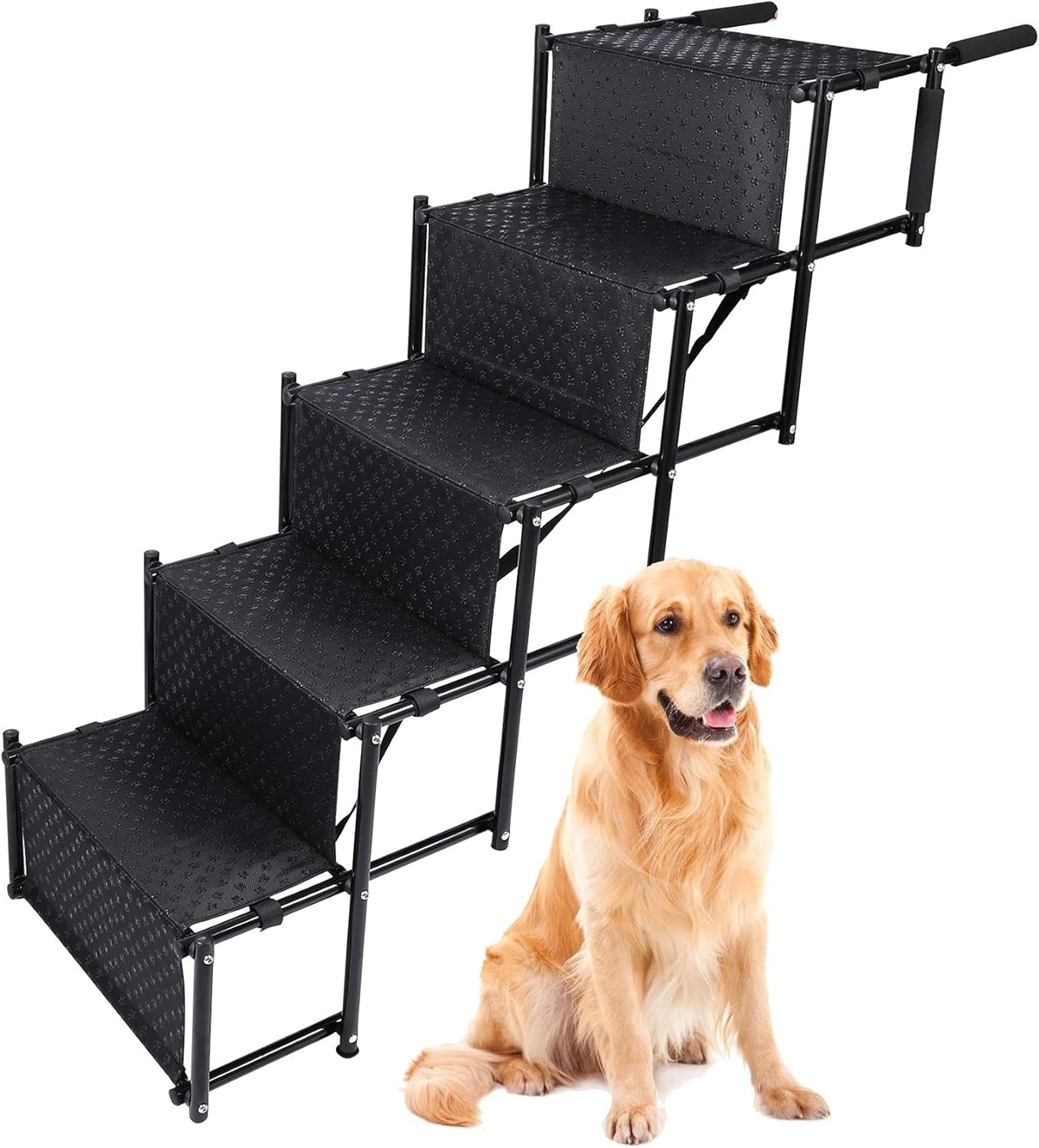 Folding 4 Steps Pet Dog Car Stairs R729