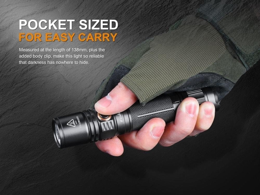 1000 Lumen Tactical Flashlight with Rechargeable Batteries V73315