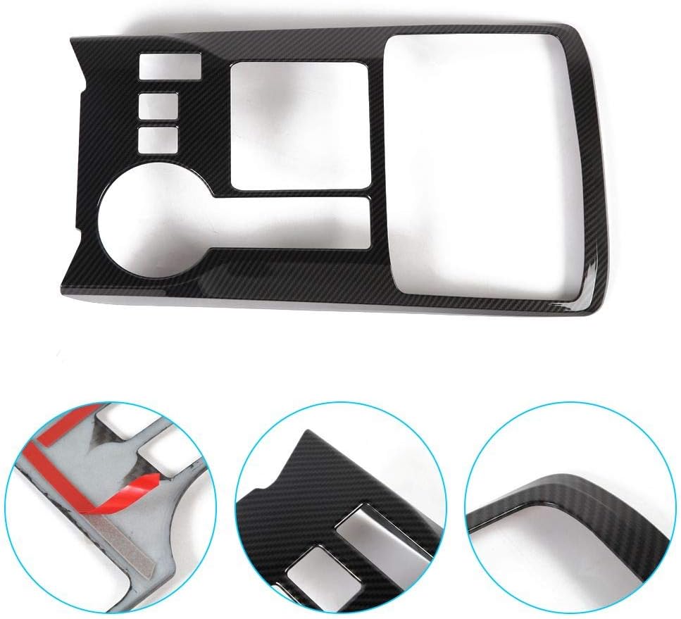 Gear Shifter Panel Trim ABS Carbon Fiber Pattern S1691